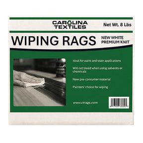 All Rags N523-8HP Washed Rag, Knit, White