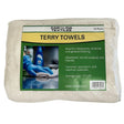 All Rags N888-12PK Terry Bar Mop Towel, 16 in L, 19 in W, Terry Cotton, White
