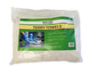 All Rags N888-35PK Terry Bar Mop Towel, 16 in L, 19 in W, Terry Cotton, White