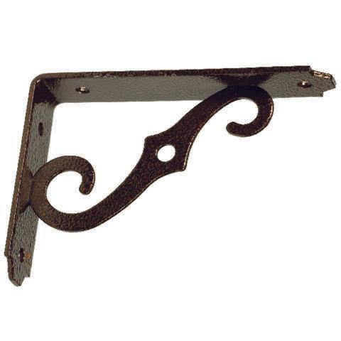 Hampton Brown Steel Shelf Support 12 Ga. 5 in. L 80 lb, Pack of 6