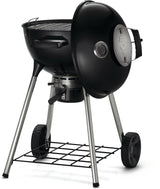 Napoleon Premium 18 NK18K-LEG-3 Charcoal Kettle Grill, 17.5 sq-in Primary Cooking Surface, Black