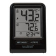La Crosse 308-1409BNH-CBP Wireless Thermometer, Battery, Digital, 32 to 122 deg F, Digital Display, Black, Pack of 6