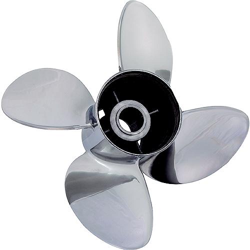 Solas Rubex HR4 Stainless Steel Interchangeable Hub 4-Blade Propeller, RH 14.25 x 17