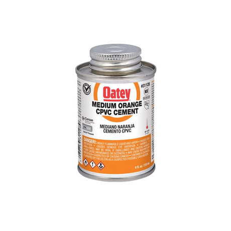 Oatey Orange Cement For CPVC 4 oz