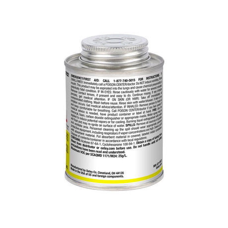 Oatey Clear Cleaner For ABS/CPVC/PVC 8 oz