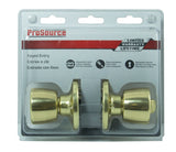 ProSource TS700BRA4V Entry Knob, Polished Brass Finish, K3, KW1 Keyway, 3 Grade, Pack of 3