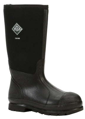 Muck CHORE Series CHH-000A-BL-140 Boots, 14, Black, Rubber Upper