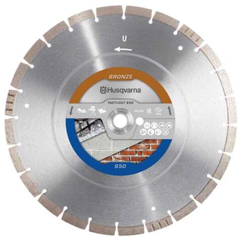 Husqvarna 14 in. D X 1 in. Tacti-Cut S50 Diamond Circular Saw Blade 1 pc
