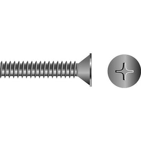 Phillips Machine Screw - Flat Head, M5-.8 x 30