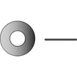 Seachoice Stainless Steel Flat Washer, #10