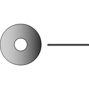 Stainless Fender Washer#10, .050" Thick, OD 3/4"