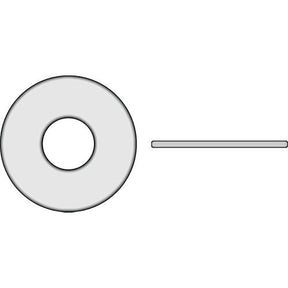Nylon Flat Washer1/2″, 0.62″ Thick, OD 1-1/4″