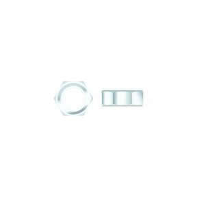 Seachoice 01773 Chrome Plated SS Hex Nut, 1/4-20