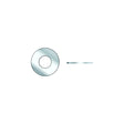 Seachoice 01779 Chrome Plated SS Flat Washer, 1/4"