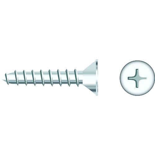 Seachoice 01759 Chrome Plated SS Phillips Tapping Screw - Flat Head, #10 x 1-1/2"