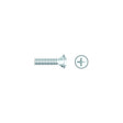 Seachoice 01808 Chrome Plated SS Phillips Machine Screw - Oval Head, 8-32 x 2"