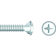 Seachoice 01803 Chrome Plated SS Phillips Machine Screw - Oval Head, 1/4-20 x 1-1/2"