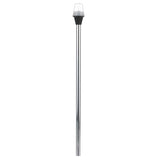 Seachoice 05571 All-Round White Stow-A-Way Light With Base, 24-1/8" High