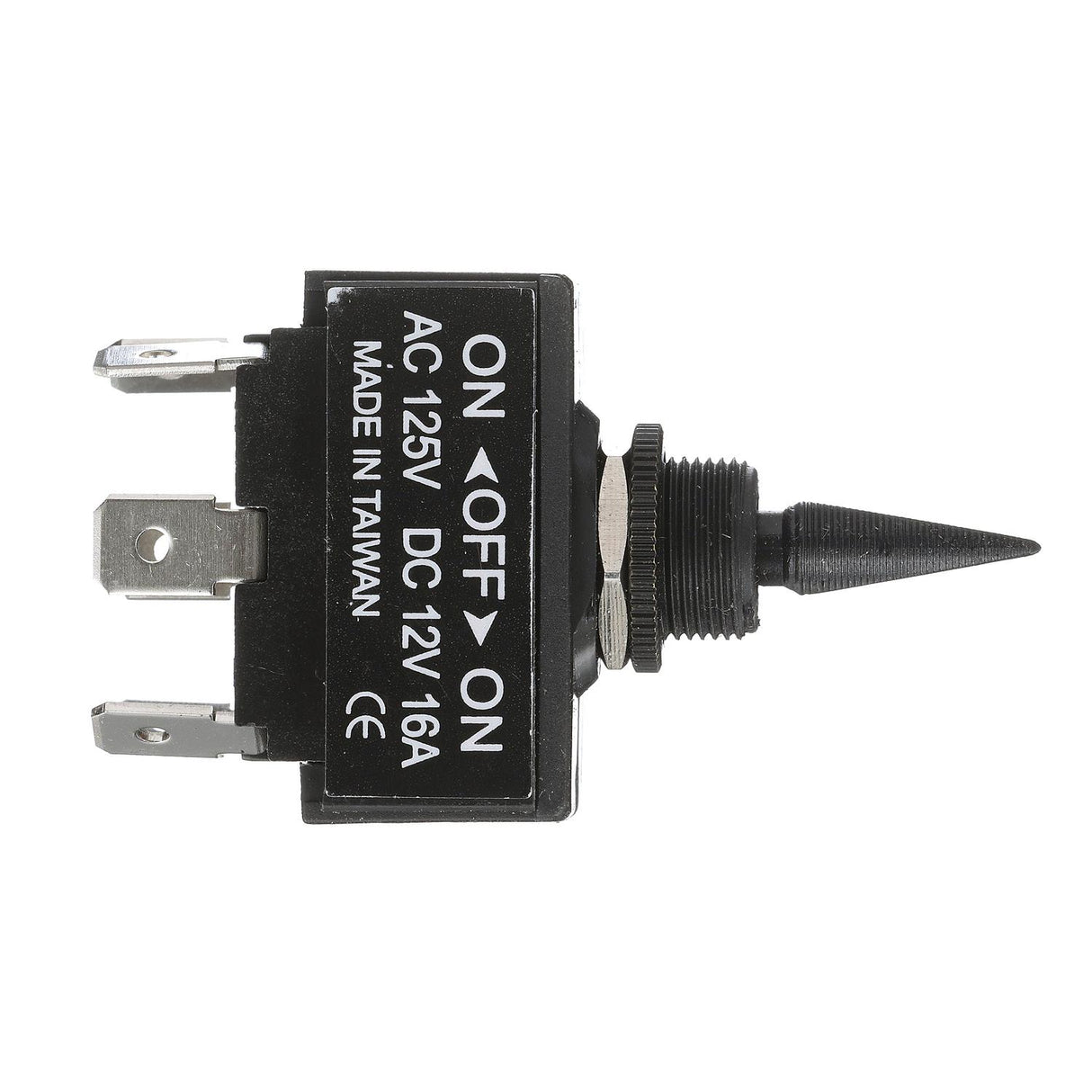Seachoice 3 Position Toggle Switch, Black Plastic Paddle On/Off/On