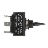 Seachoice 3 Position Toggle Switch, Black Plastic Paddle On/Off/On