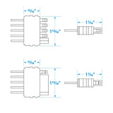 Seachoice 48" Trailer Wire Harness Extension