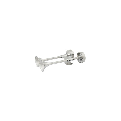 Seachoice 14623 Compact Dual Trumpet Electric Horn 12V Stainless Steel