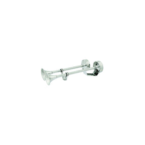 Seachoice 14631 Dual Trumpet Electric Horn, Stainless Steel