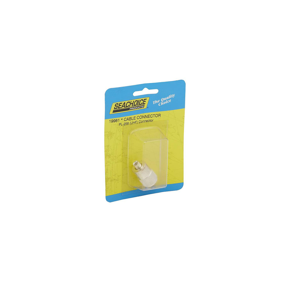 Seachoice 19981 Antenna Connector - Silver Plated -  PL-258 (UHF)
