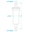Seachoice 21111 In-Line Fuel Filter