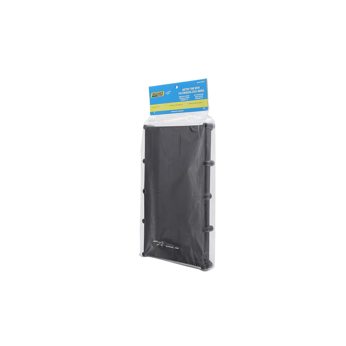 Seachoice 22013 Battery Tray w/Strap & Stainless-Steel Buckle, 24/cs