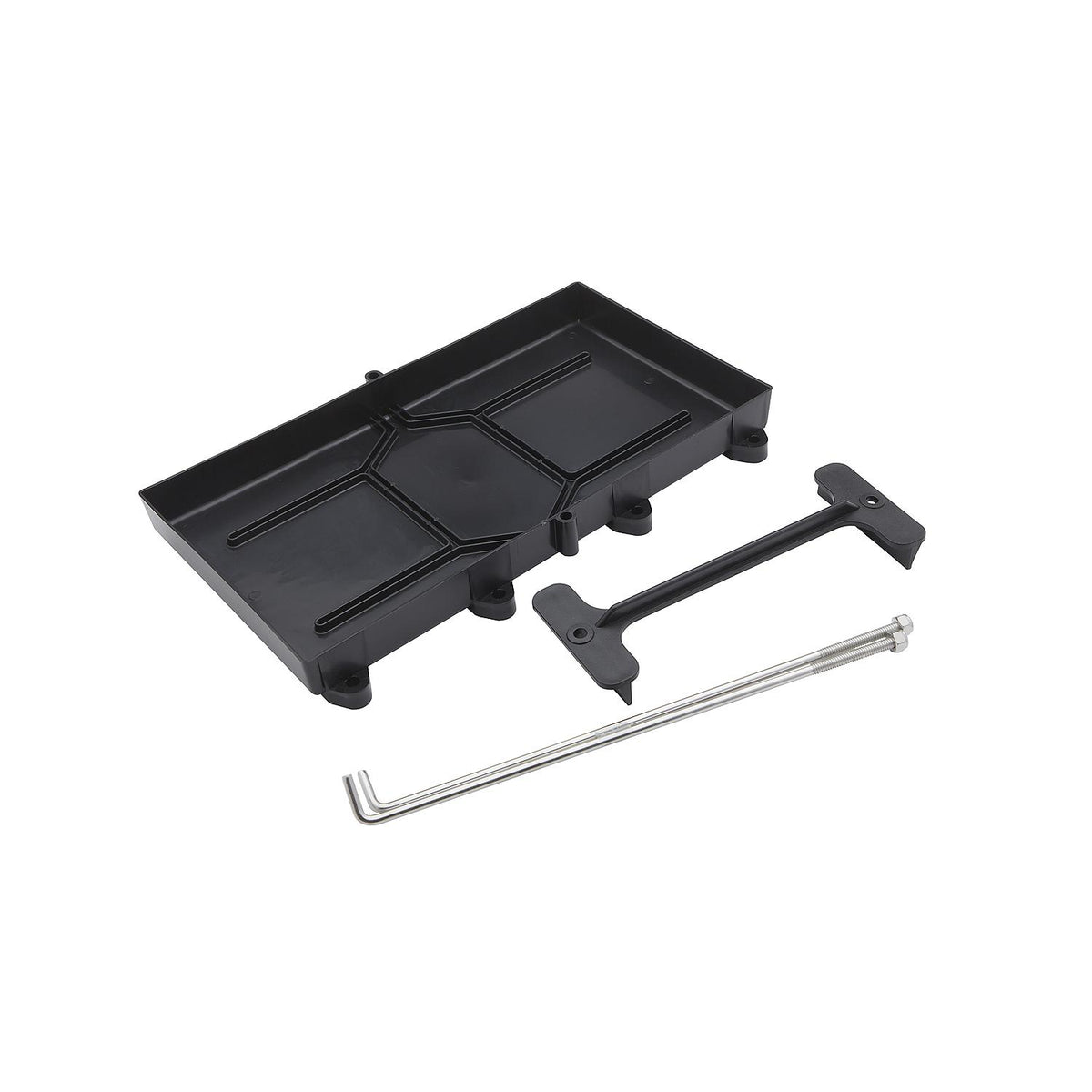 Seachoice 22071 Battery Tray With Stainless Steel Hold Down Rods