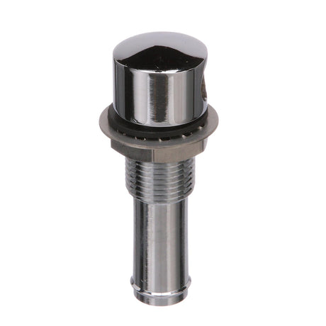 Seachoice Thru-Hull Vent For 9/16" or 5/8" Hose, Chrome Plated
