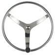 Seachoice Stainless Steel Sports Steering Wheel With Turning Knob