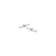 Seachoice Chrome Plated Brass Strap Hinges (1 Pair Per Pack)