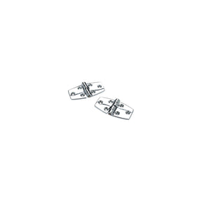 Seachoice 34231 (2) 3" x 1-1/2" Chrome Plated Zinc Utility Hinges
