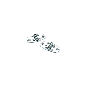 Seachoice 34241 (2) 3″ x 1-1/2″ Chrome Plated Zinc Utility Hinges with 120 Degree Opening