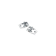 SeaChoice 50-34401 (2) 2-1/4″ x 1-1/2″ Chrome Plated Zinc 3/4″ Short Side Hinges