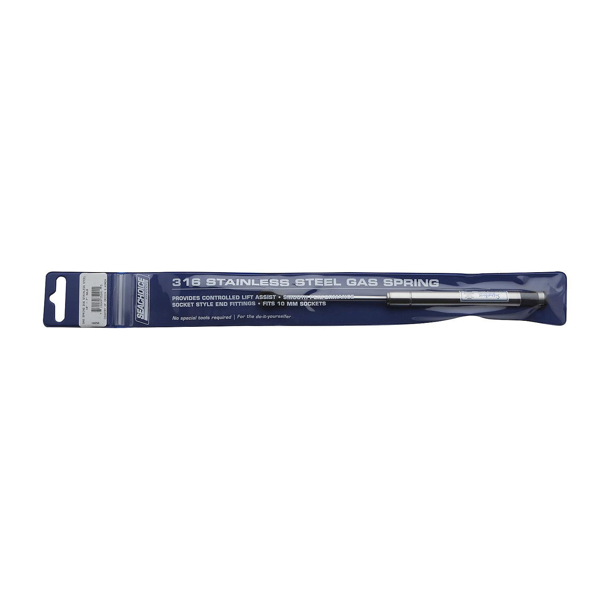 Seachoice 35201, 316 Stainless Steel Gas SpringCompressed: 7.0", Extended 10"