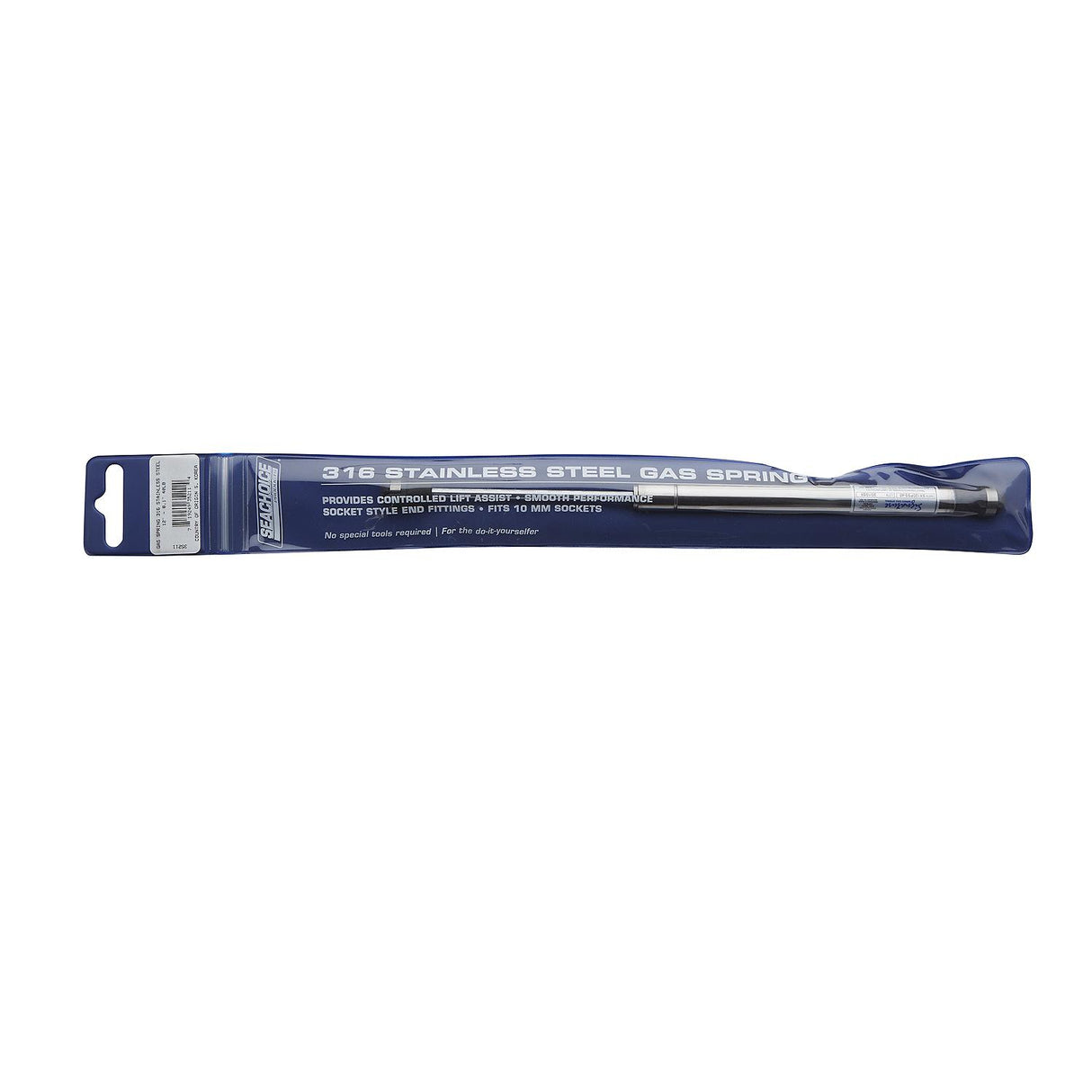 Seachoice 35211, 316 Stainless Steel Gas SpringCompressed: 8.1", Extended 12"
