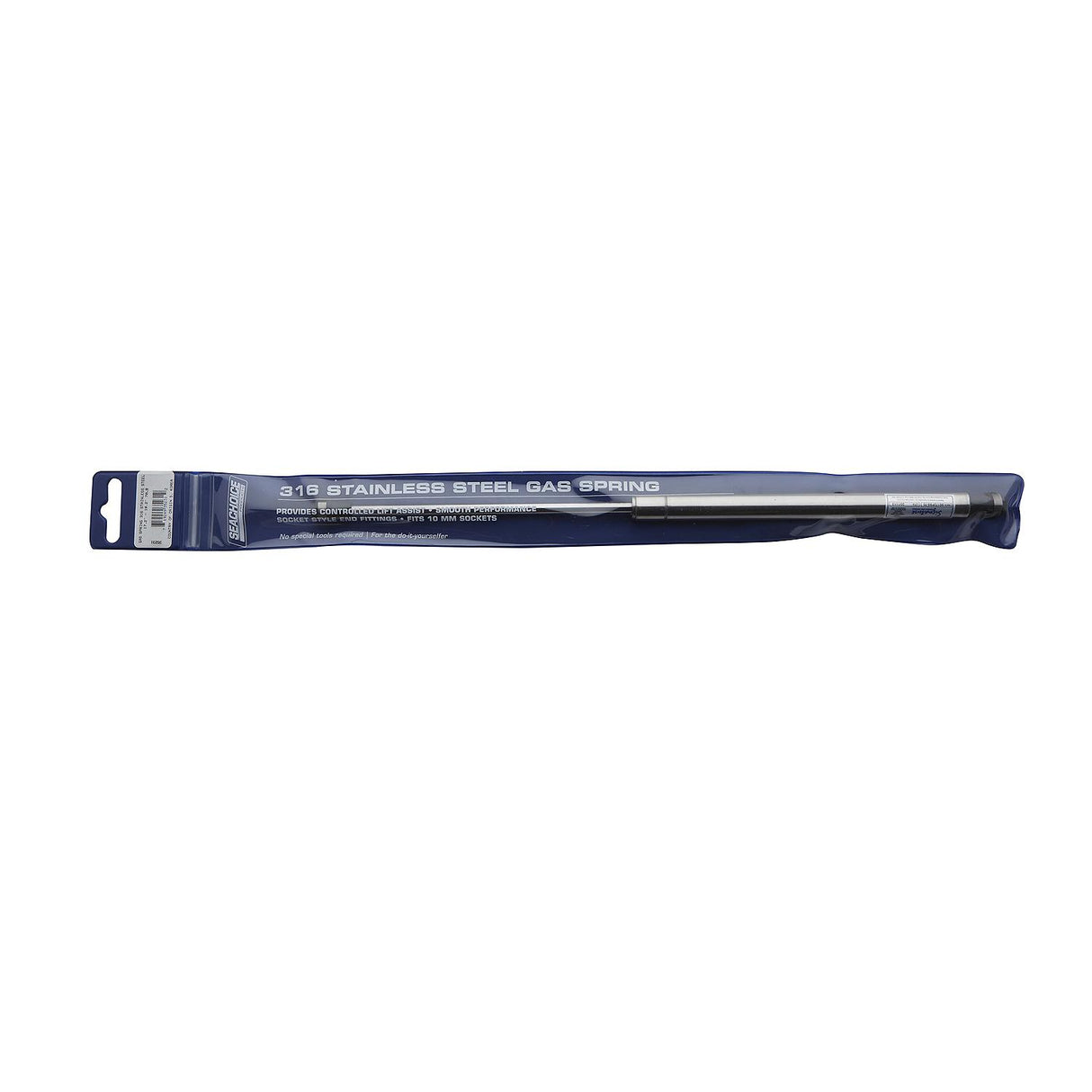 Seachoice 35231, 316 Stainless Steel Gas SpringCompressed: 10.2", Extended 17.2"