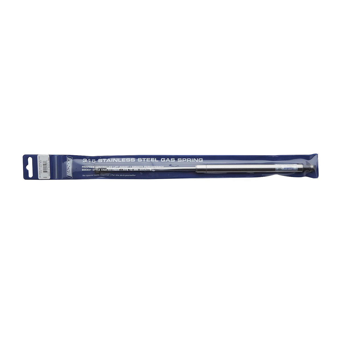Seachoice 35233, 316 Stainless Steel Gas SpringCompressed: 10.2", Extended 17.2"