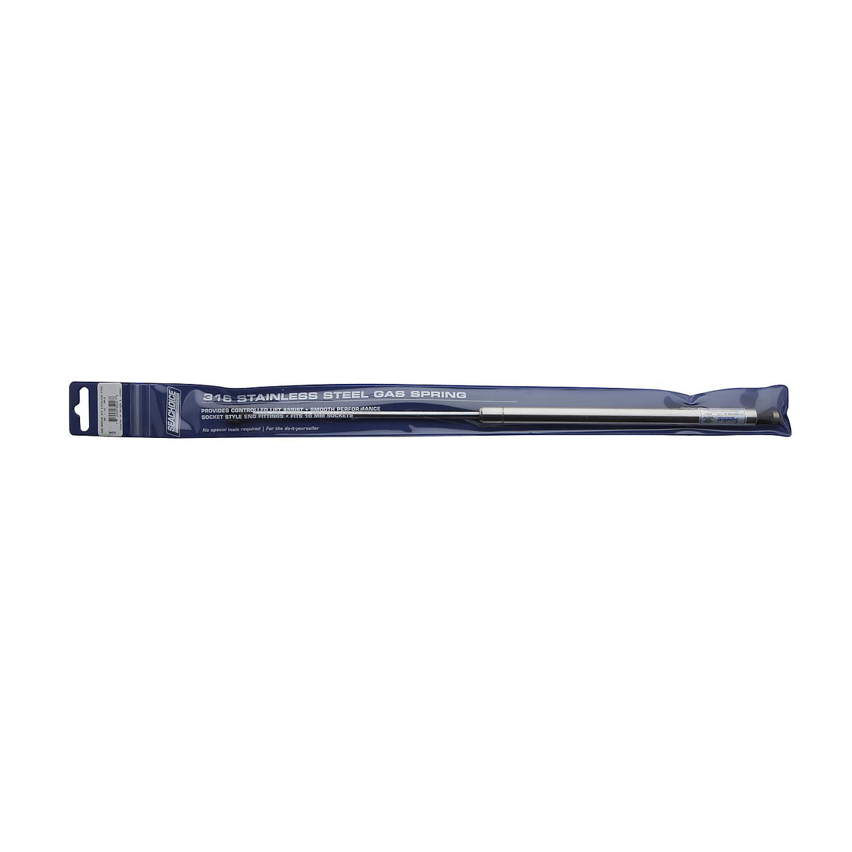 Seachoice 35246, 316 Stainless Steel Gas SpringCompressed:12", Extended 20"