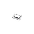 Seachoice Flush Lifting Handle Chrome Plated Zinc