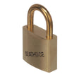 Seachoice 37211 1-1/2" Solid Brass Body Padlock - Single Lock