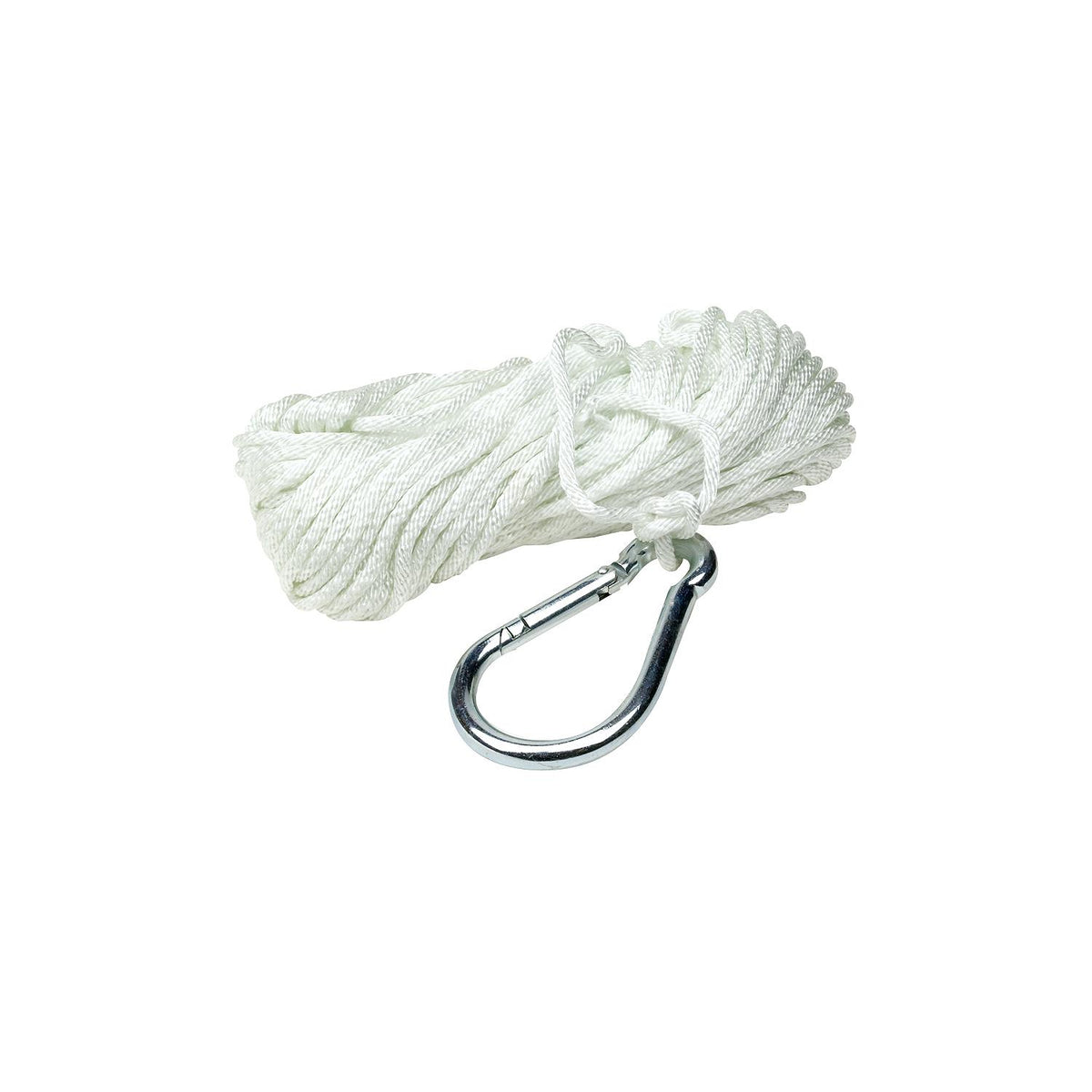 Seachoice Solid Braid Nylon Anchor Line White, 3/8″ x 50'