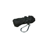 Seachoice 40233 Hollow Braid Polypropylene Anchor Line, Black, 3/8″ x 50'