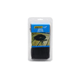 Seachoice 40233 Hollow Braid Polypropylene Anchor Line, Black, 3/8″ x 50'
