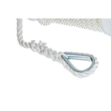 Seachoice 40721 3-Strand Twisted Nylon Anchor Line - White, 3/8″ x 150