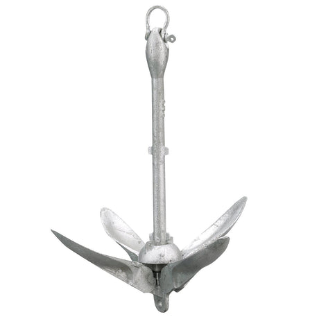 Seachoice 41020 Galvanized Folding Grapnel Anchor, 7 lbs.