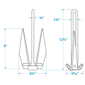 Seachoice PWC Fluke Anchor Kit